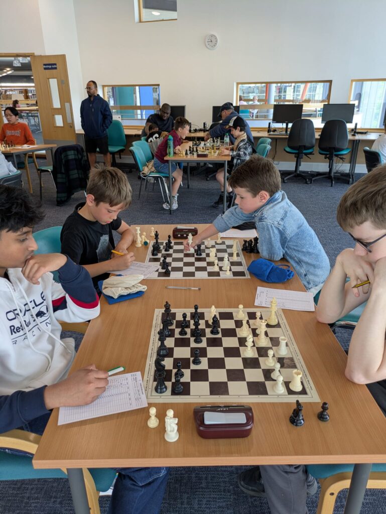 Graham's group working on puzzles