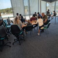 Players at the chess club